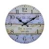 Fábrica de 16 pulgadas al por mayor explosiones transfronterizas reloj de pared retro de madera simple europeo reloj silencioso una generación de cabello