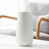 Jarrón Minimalista Moderno Adornos Cerámicos Estilo Nórdico Sala de Estar Decoración con Flores Secas Gris Martillado Artesanías para el Hogar