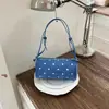 Bolsa de Bolinhas para Mulheres, Nova Moda Tendência Primavera e Verão 2026, Bolsa de Ombro de Nicho Super Popular para Trabalho e Deslocamento, Bolsa Transversal
