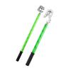 Gancho exterior resorte doble cable de tierra traje varilla de tierra de descarga de alto voltaje varilla de tierra de alto voltaje doble lengüeta