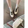 Versão Couro Uva Mãe Mesmo Estilo Sapatilhas Femininas Fundo Plano Agande Sapatos de Treino Solado Macio Tênis Esportivos Sapatos Casuais Versáteis