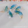 Grava de cristal natural transfronteriza pez koi decoración de pez de epoxi regalo de pez dorado joyería de escritorio