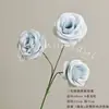 Ramo de 3 piezas de rosas de burbujas artificiales para decoración de escenas de boda, materiales DIY, flores falsas para arreglos decorativos, venta al por mayor