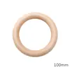15-100mm Color Madera Anillo de Madera Anillo de Madera Anillo para Colgar Hecho a Mano DIY Cadena para Celular Colgante Pulsera Accesorios Material Joyería