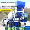 Caminhão betoneira de alimentação automática Caminhão de descarga bidirecional de alimentação automática 3 caminhão betoneira pequeno cúbico