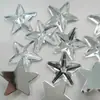 Varios tamaños Estrella de cinco puntas Pedrería Acrílica Pedrería Blanca de Estrella de cinco puntas Pedrería de Estrella de cinco puntas con Base Plana Pedrería con Forma de Estrella de Base Plana
