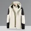 Chaqueta para Mujer Tres en Uno Desmontable Engrosada Cálida para Exteriores Traje de Esquí para Hombre Ropa de Trabajo para Jardín de Infancia Personalizado