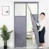 Cortina de puerta de algodón TK para calor de invierno, magnética, a prueba de viento, engrosada, adecuada para cocina, dormitorio, cortina divisoria para el hogar para otoño e invierno