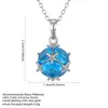 Collar Colgante Bola Mágica de Circonita Más Vendido de Amazon Moda Transfronteriza Cubo de Amor Bola Grande de Circonita Cadena para Clavícula