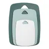 Tabla de cortar de doble cara Tabla de cortar de clasificación para el hogar Juego de tres piezas Tabla de cortar nórdica Tabla de cortar para picar frutas Tabla de cortar para suplementos alimenticios para bebés en la cocina