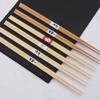Hashis Descartáveis com Pontas Afiadas, Hashis de Bambu, Louça Japonesa, Hashis para Cozinhar Sushi, Hashis de Bambu Ecologicamente Corretos e Amigáveis ao Meio Ambiente, Portátil