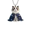Pendente Gato de Carro Acrílico Plano Transfronteiriço Novo Pingente de Decoração para Casa