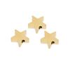 Contas de estrela de cinco pontas de aço inoxidável contas soltas coração em forma de coração contas perfuradas cruz-border 18K pulseira contas diy contas acessórios