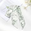 Lazo Bufanda de Seda Versátil Delgada Recuerdo de Vacaciones 26 Letras Cinta para el Cabello Cinta Decorativa para el Cabello Caja de Regalo Serpentina
