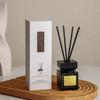Garrafa Quadrada Tampa de Madeira Aromaterapia Óleo Essencial Decoração de Quarto Casa Hotel Quarto Perfume Fragrância Banheiro Desodorização