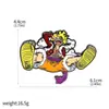 Mercancía de Anime Broches de One Piece: Luffy Sombrero de Paja, Zoro, Ace, Insignias de Barco Pirata