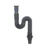 Tubería de Agua para Lavabo de Baño, Tubería de Desagüe Telescópica para Lavabo, Manguera para Lavabo de Encimera, Tubería Telescópica con Cabezal de Goma