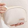 Pai Shilong nuevo bolso de maquillaje de PU semi-circular para labiales estilo ing clutch portátil de moda bolsa de aseo portátil