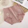 Roupa Íntima Sem Costura para Mulheres, 7A Algodão Puro Antibacteriano, Controle da Barriga, Levanta Bumbum, Calcinhas Respiráveis de Cintura Média para Meninas, Atacado