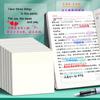 Adesivos Post-it transparentes de urso Kaba podem ser escritos para estudantes com marcações de chave adesivos plásticos à prova d'água adesivos fortes Notas de rede social