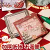 Notas Adhesivas Navideñas Ins Bloc de Notas para Estudiantes de Aspecto Elevado Pequeño Regalo Navideño Nota Adhesiva Fuerte Librito