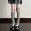 Calcetines Largos para Mujer Estilo Japonés Otoño e Invierno Lolita Cálidos Jk Estilo Universitario Calcetines Caídos Rodilleras para Mujer Calcetines Mujer