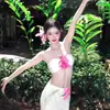 Sueño Submarino 2585 Exclusivo al por Mayor Diseño Tailandés Puro Deseo Bikini Bandeau Floral de Verano Sexy para Chica Caliente