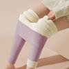 Leggings Gruesos Forrados de Polar, de Cintura Alta, Alta Elasticidad, Adecuados para Usar Tanto por Dentro como por Fuera, Ajustados, Sin Costuras, Extra Gruesos, Resistentes al Frío, Pantalones de Algodón Calientes para Mujer en Otoño e Invierno