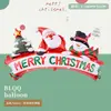 Nova Série de Decoração para Festa de Natal Mini Boneco de Neve, Velhinho, Rena, Árvore de Natal Balões de Alumínio Série de Natal