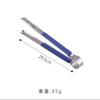 Pinza para barbacoa de estilo coreano, pinza para barbacoa de acero inoxidable, pinza para carne, pinza para barbacoa de buffet, pinza extendida para alimentos de cocina comercial