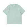 Camiseta masculina estampada de algodão puro 240g, corte solto, estampa digital personalizada, marca da moda, gola redonda, manga curta, moda unissex de verão