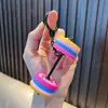 Série Criativa de Mini Halteres de Fitness Acessórios para Pendurar na Bolsa Acessórios de Joias Chaveiro de Alta Qualidade Pingentes Pequenos para Presente