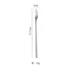 Colher Garfo de Gelo de Aço Inoxidável 304 Padrão Piano Cabo Longo Colher para Mexer Mel Sobremesa Luxo Leve Doméstico Garfo para Salada Frutas