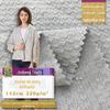 Tecido Xiangfeng grosso xadrez de seda brilhante misto de TC saia casaco casual feminina tecido jacquard tecido