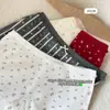 Calzoncillos tipo bóxer para mujer de estilo francés con estampado floral pequeño, de cintura media, ajustados a la cadera, 10A, de algodón puro antibacteriano, con entrepierna extendida, shorts de seguridad para mujer
