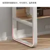 Estación de trabajo de oficina, combinación simple de escritorio y silla de oficina moderna, banco de trabajo simple para personal, escritorio de computadora para el hogar