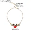 Pulsera de Mickey Mouse Mickey Minnie Mickey Mouse con Colgante de Diamante de Goteo de Aceite de Aleación Joyería Transfronteriza Nuevo Producto