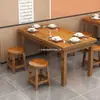 Mesas e cadeiras de restaurante, mesas e cadeiras de sala de jantar para restaurante e lanchonete, conjuntos de mesa de jantar, mesas de restaurante e refeitório em madeira maciça, móveis carbonizados para churrasco de restaurante