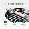 Plato plano plegable para barbacoa de acero inoxidable hueco para exteriores plato para barbacoa BBQ redondo antiadherente