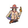 Broche Fofo Estilo Japonês Natal Fresco e Moderno Ins Style Insígnia de Personalidade Broche Anti-Exposição