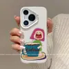 Adequado para capa de celular Huawei Pura 90 Pro Max, novo modelo de alta qualidade 80 Pro, design divertido e fofo de uma garota bebendo café
