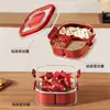 Caixa de Temperos Multicamadas para Temperos Grandes, Pimenta, Condimentos, Pote de Condimentos Selado à Prova de Umidade, Bandeja para Ingredientes Secos, Frasco de Condimentos, Grande Capacidade
