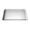 Bandeja Rectangular de Acero Inoxidable para Arroz al Vapor Bandeja para Barbacoa Placa de Cena Engrosada Bandeja para Platos Comercial para el Hogar