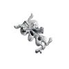 Broche de Coruja Retro Fofo com Strass Transfronteiriço Broche Animal Europeu e Americano Adequado para Homens e Mulheres Usarem como Decoração
