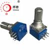 097g Potenciómetro Doble Cuerpo Azul Sellado Rotatorio Ajustable Coaxial Potenciómetro de Volumen de Dos Canales