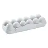 Caja de Almacenamiento de Huevos Anti-Colisión y Anti-Rotura con Tapa, Tipo Cierre a Presión, Apilable, Porta Huevos de Múltiples Compartimentos