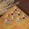 Aretes de Clip con Borla de Perlas Super Brillantes Nicho Exquisito Moda Aretes Versátiles Lujo Ligero Alta Gama Aretes de Botón Joyería