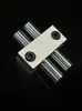 Acessórios para Prateleira de Eixo Óptico DIY Suporte de Exibição Personalizado Grampo de Fixação de Metal Base de Suporte de Eixo Óptico / Conector Cruzado