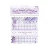 Material de Papel para Manualidades, Serie de Pequeños Libros de Muestras, Textura de Patchwork Base de Papel para Decoración de Diario DIY, 30 Hojas en 6 Diseños
