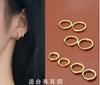 Fivela de orelha feminina pequeno brinco perdido mori anel brincos 2023 nova moda ear cuff ear bone ring